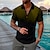 voordelige 3D-ritspolo-Voor heren POLO Shirt Golfshirt Stip Strijkijzer Zwart Geel Blozend Roze Rood Paars Straat Casual Korte mouw Vetoketju Kleding Modieus Casual Comfortabel