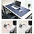 billige Musematte-Grunnleggende musematte Skrivebordsmatte i stor størrelse 31.5*15.7 tommers Sklisikker VANNTETT PVC Musematte for datamaskiner Bærbar PC Kontor Hjem Spill