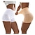 baratos Cuecas adelgaçantes-espartilho calcinhas de controle femininas modeladores escritório corrida academia ioga preto branco cáqui algodão esporte respirável costurado barriga controle push up cor sólida todas as estações