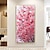 voordelige Schilderijen van bloemen/planten-handgemaakte handgeschilderde olieverf kunst aan de muur roze bloem canvas schilderijen woondecoratie decor gerold canvas geen frame niet uitgerekt