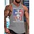 cheap Running Tee &amp; Tank Tops-21Grams Men&#039;s Sleeveless Workout Tank Top Running Tank Top Tank Top Top Athletic Athleisure Breathable Quick Dry Soft Fitness Gym Workout Running Active Training Exercise Sportswear Star Spangled