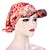 お買い得  レディース帽子-女性バンダナスカーフキャップ日焼け止めヘッジキャッププリントつば野球帽カラフルなサンシェードフード付きスカーフヘッドピースヘッドスカーフ野球帽