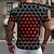 billiga Pikétröja med 3d dragkedja-Herr POLO Shirt Golftröja 3D Print Nedvikt Rubinrött Blå Purpur Orange Grön 3D-tryck Utomhus Gata Kort ärm Dragkedja Mönster Kläder Mode Designer Ledigt Andningsfunktion