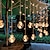 billige LED-stringlys-solenergi led ønskekulestreng lys fe fleksibel kobbertråd strenggardinlys for hagegård ferie julefest fargerik dekorbelysning