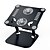 cheap USB Gadgets-LH-T619 Laptop Cooling Pad Aluminum Alloy Portable Foldable Adjustable Angle Adjustable Height Fan