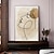 お買い得  人物画-手描きの手作りの油絵エレガントな女性の家の装飾の装飾ロールキャンバスファッション現代絵画