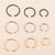 levne Trendy šperky-Nosní kroužek / Nosní dírka / Piercing do nosu Přizpůsobeno stylové umělecké Dámské Tělové ozdoby Pro Dovolená Rande Klasika Nerez + prvotřídní ABS Klaun Jako na obrázku 9ks
