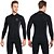 cheap Wetsuits &amp; Diving Suits-Dive&amp;Sail Men&#039;s Wetsuit Top Wetsuit Jacket 3mm SCR Neoprene Top Thermal Warm UPF50+ Breathable High Elasticity Long Sleeve Front Zip - Swimming Diving Surfing Scuba Patchwork Spring Summer Winter