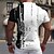 billiga Geometrisk pikétröja för män-Herr Geometrisk Hawaiian pikétröjor Golftröja Kortärmad Polotröjor Skjortor med krage Ledigt Standkläder Semesterkläder Festkläder 3D-utskrift Quarter Zip Polo Blå Svart Gul