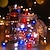 abordables Guirlandes Lumineuses LED-Guirlandes lumineuses à led 4m/10ft 40led décorations rouge blanc bleu guirlande lumineuse à piles fil de cuivre décorations patriotiques