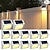 Недорогие Уличные светильники-6/12 шт., наружные настенные светильники, солнечные ступенчатые светильники для забора, лестницы, водонепроницаемые, для сада, внутреннего дворика, наружные настенные светильники, солнечные