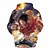 billige Cosplay Anime-hettegensere-One Piece Monkey D. Luffy Roronoa Zoro Hattetrøje Anime Tegneserie Animé 3D 3D Harajuku Graphic Til Par Herre Dame Voksne Tilbake til Skolen 3D-utskrift