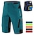 cheap Men&#039;s Shorts, Tights &amp; Pants-WOSAWE Men&#039;s Mountain Bike Shorts with Removable 5D Padded Underwear Cycling MTB Shorts Summer Polyester Bike Padded Shorts MTB Shorts Bottoms with Zip Pockets Breathable Quick Dry Waterproof