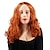 levne Kostýmová paruka-realistická šarlatová ženská tvář latexová maska s parukou lady crossdressing sissy transgender