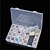 abordables Coffrets à bijoux et rangements pour produits de beauté-28 grilles diamant peinture kits boîte de rangement en plastique nail art strass outils perles boîte de rangement cas organisateur support kit gyh