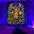 cheap Trippy Tapestries-Black UV Light Wall Tapestry Hanging Cloth Poster Fluorescent Home Decoration Background Cloth Art Home Bedroom Living Room Decoration