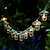baratos Mangueiras de LED-Lanterna vintage luzes de corda led 1.5 m 10 leds bateria/usb abajur de ferro alimentado natal festa de casamento decoração festiva em casa