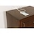 cheap Bedroom Furniture-Brown Cherry Solid wood 1pc Nightstand Nickel Round Knob Transitional Style 3-Drawers Nightstand w Under Nightlight