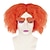 abordables Pelucas de personajes de películas-Pelucas de cosplay Naranja Rizado Pelo sintético Corta pelucas Hombre pelucas Para la fiesta