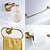 cheap Towel Bars-4PCS Brass Robe Hook Bathroom Hardware Sets Adorable Modern Bathroom Wall Mounted