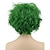 billiga Kostymperuk-kvinnor och män fluffig kort bob lockig grön peruk cosplay anime peruk