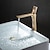 billige Armaturer til badeværelset-vandhane til badeværelsesvask - klassisk galvaniseret centersæt enkeltgrebs et hulbadshaner