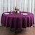 voordelige Tafelkleden-ronde tafelkleden stoffen tafelkleed linnengoed voor bruiloft polyester receptie banketten evenementen keuken dineren