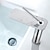 preiswerte Waschbeckenarmaturen-Waschbecken Wasserhahn - Wasserfall Galvanisierung Mittellage Einhand Ein LochBath Taps