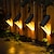 baratos Candeeiros Luzes de Exterior-2 pçs luzes de cerca solar ao ar livre luz de escada ip65 à prova d&#039;água luz de deck 2 modos de iluminação deck de cerca de jardim decoração de passarela de quintal