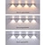 ieftine Lumini Novelty LED-lumină de noapte cu led senzor de mișcare automată lumină cu led 3 culori reglare 30/40/60cm 2/3/4 led-uri pentru dulap de bucătărie iluminat dulap usb reîncărcabil