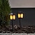 economico Illuminazione vialetto-2/6 pz luci di percorso outdoor solare simulazione fiamma lampada solare prato esterno impermeabile per villa cortile gazebo luci paesaggistiche lampade da giardino decorazione