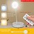 cheap Décor &amp; Night Lights-Mini Portable Desk Lamp Lights Remote Control Night Lights Tricolor Laptops USB LED Light Dimmable Table Desk Lamp for Power Bank Camping PC Laptops Book Night Lighting