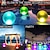preiswerte Unterwasserlampen-LED leuchtendes Strandballlicht 60 cm RGB-Fernbedienung 16 Farben wasserdichte aufblasbare schwimmende Poollicht-Yard-Rasen-Partylampe