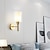 abordables Apliques de pared para interior-Modernas luces de pared de montaje empotrado led sala de estar dormitorio luz de pared de cobre 220-240v