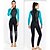 cheap Wetsuits &amp; Diving Suits-Dive&amp;Sail Women&#039;s Full Wetsuit 3mm SCR Neoprene Diving Suit Thermal Warm UPF50+ Breathable High Elasticity Long Sleeve Back Zip - Diving Surfing Scuba Kayaking Patchwork Spring Summer Winter