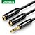cheap Cables-UGREEN Headphone Splitter Audio Cable 3.5mm Male to 2 Female Jack 3.5mm Splitter Adapter Aux Cable