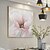 economico Quadri fiori/botanica-pittura a olio dipinta a mano a mano wall art fiore rosa rosebush decorazione della casa arredamento tela arrotolata senza cornice non tesa