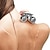 preiswerte Handbrause-Massage-Booster-Dusche Regenduschkopf Doppel-Kristallkugel-Massagedusche Duschduschkopf