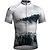 cheap Cycling Jerseys-21Grams Men&#039;s Cycling Jersey Short Sleeve Bike Jersey Top with 3 Rear Pockets Mountain Bike MTB Road Bike Cycling Breathable Quick Dry Moisture Wicking Reflective Strips Black White Yellow Graphic 3D
