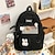 cheap Stationery-School Backpack Bookbag Cartoon Kawii for Student Multi-function Water Resistant Wear-Resistant Nylon School Bag Back Pack Satchel 20.32 inch