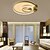 cheap Dimmable Ceiling Lights-52 cm Ceiling Light LED Dimmable Circle Design Flush Mount Light Metal Layered Modern Style Stylish Painted Finishes 220-240V