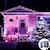 זול חוט נורות לד-אורות מחרוזת פיות חיצוניות שמש 30m-300leds 50m-500leds עמיד למים שלט רחוק עץ אורות חג המולד מסיבת חתונה חג גן רחוב קישוט בית עץ