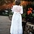 levne Šaty-dětské dívčí šaty žakárové jednobarevné svatební party zvláštní příležitost šněrovací mašle bílá černá růžová maxi dlouhý rukáv vintage elegantní princeznovské šaty jaro léto regular fit 3-10 let