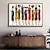 halpa Ihmisiä kuvaavat taulut-mintura käsintehty afrikkalaiset ihmiset öljymaalaus kankaalle seinätaiteen koristelu moderni abstrakti kuva kodin sisustukseen rullattu kehyksetön venyttämätön maalaus