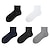 ieftine ciorapi barbatesti-Bărbați 5 perechi Negru Alb Culoare Culoare solidă / simplă Birou Casual Zilnic Primăvară Toamnă Toate Sezoanele Șosete Casual Afacere