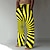 cheap Printed Pants-Men&#039;s Trousers Summer Pants Beach Pants Elastic Drawstring Design Front Pocket Straight Leg Optical Illusion Graphic Prints Geometry Comfort Soft Casual Daily Fashion Classic Style Black Yellow