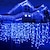 cheap LED String Lights-LED Curtain Lights Solar 3x0.5m 4mx0.6m 5x0.8 24V Low Voltage Remote Control Solar Power Plug-in Dual Purpose String Light Thanksgiving Christmas Outdoor Party Garden Decoration Fairy Lights Gypsophila 1 set