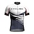 cheap Cycling Clothing-21Grams® Men&#039;s Cycling Jersey with Bib Shorts Short Sleeve Mountain Bike MTB Road Bike Cycling White Green Sky Blue Polka Dot Bike Spandex Polyester Clothing Suit 3D Pad Breathable Quick Dry Moisture