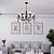 cheap Chandeliers-51/78 cm Candle Style Chandelier LED Metal Vintage Style Classic Basic Painted Finishes Traditional Country 220-240V