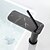 Χαμηλού Κόστους Βρύσες Νιπτήρα Μπάνιου-Μπάνιο βρύση νεροχύτη - Καταρράκτης Γαλβανισμένο Αναμεικτικές με ενιαίες βαλβίδες Ενιαία Χειριστείτε μια τρύπαBath Taps